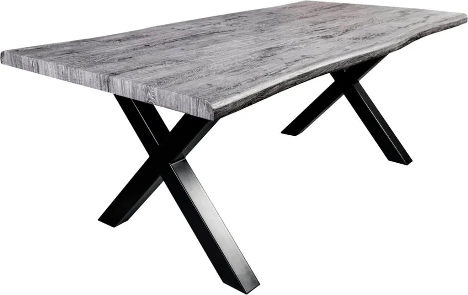 Masa design industrial WILD 200cm, gri A-45087 VC