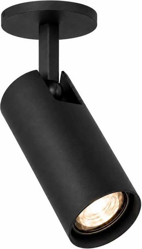 Spot incastrat directionabil cu bec GU10 Linca negru