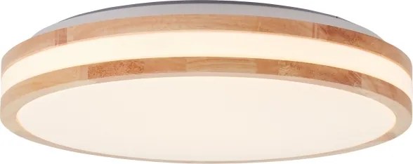 Brilliant - Plafonieră LED LASKOS LED/22W/230V, diam. 38 cm, lemn de hevea