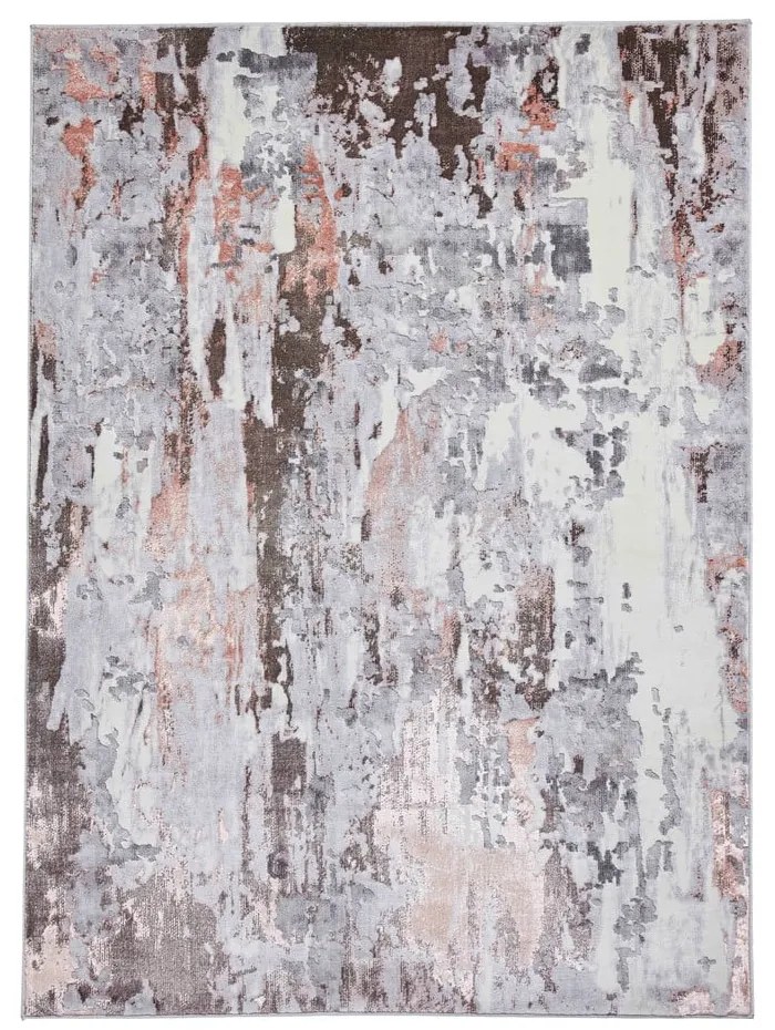 Covor Think Rugs Apollo, 120 x 170 cm, gri-roz