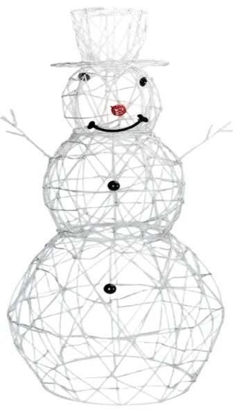 Aigostar-LED Om de zăpadă, decorațiune de Crăciun pentru exterior LED/3,6W/31/230V 2700K 90cm IP44