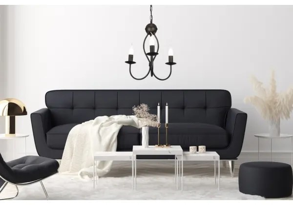 Lustră pe lanț ARTHUR 3xE14/40W/230V