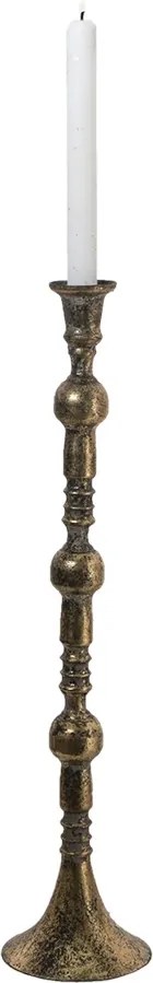 Suport pentru lumanare, auriu, din metal, Ø10x46 cm, Copper