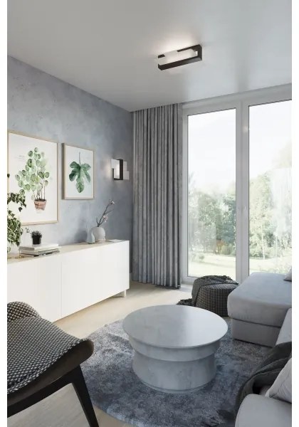 Plafonieră LED HERA Brilagi, 2 x E27, 7,5 W, 230 V, wenge