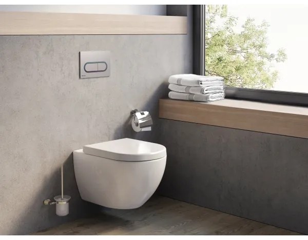 Ravak X01516 - Vas WC suspendat UNI CHROME, ceramică/albă
