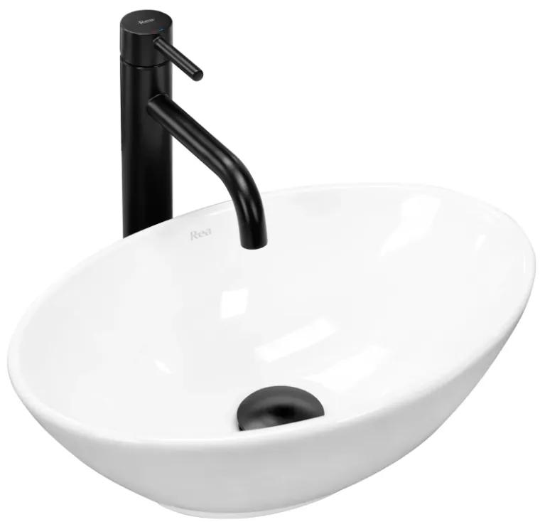 Lavoar ceramica sanitara Pamela Mini Alb – 40 cm