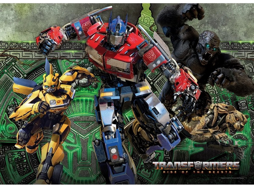 Fototapetă pentru copii Transformers 253 x 182 cm,4 părți