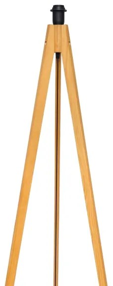 Lampadar ALBA 1xE27/15W/230V negru/stejar