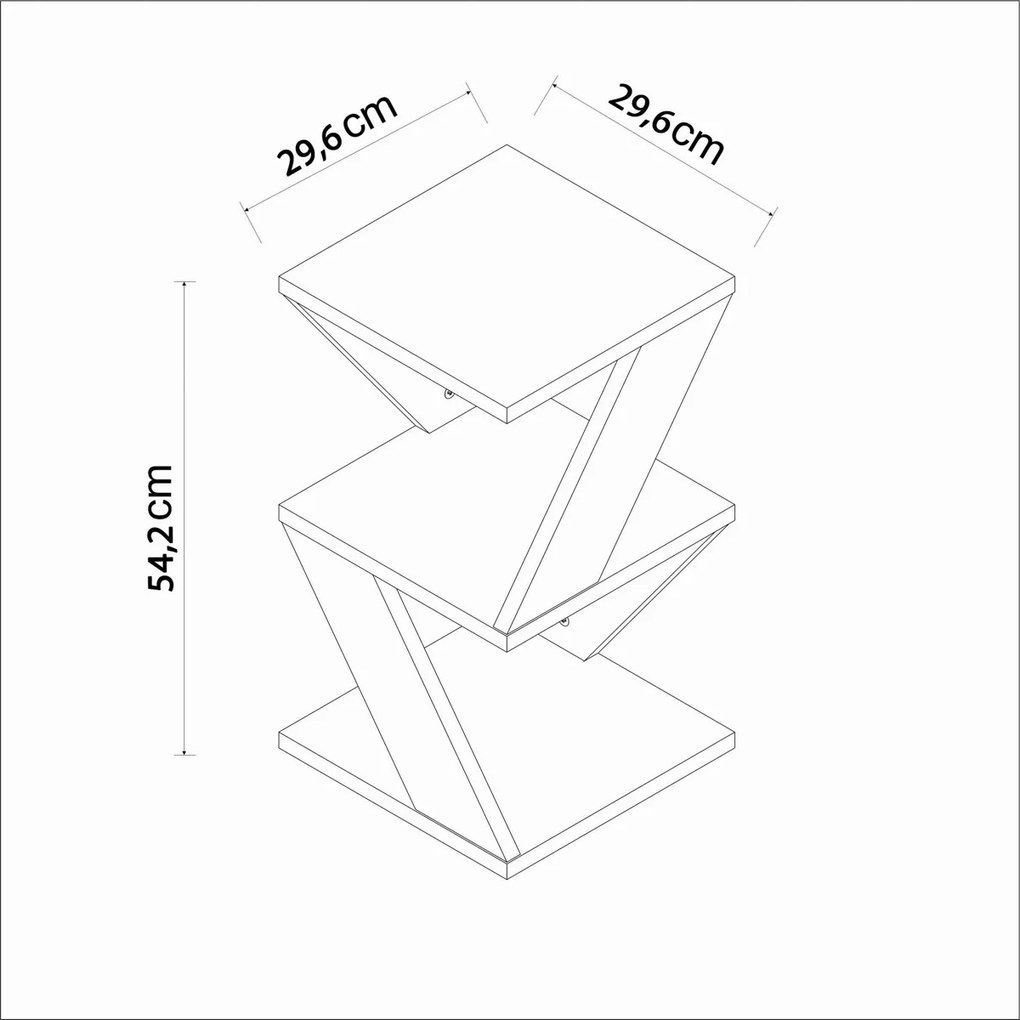 Măsuță de depozitare Albeni Travertine