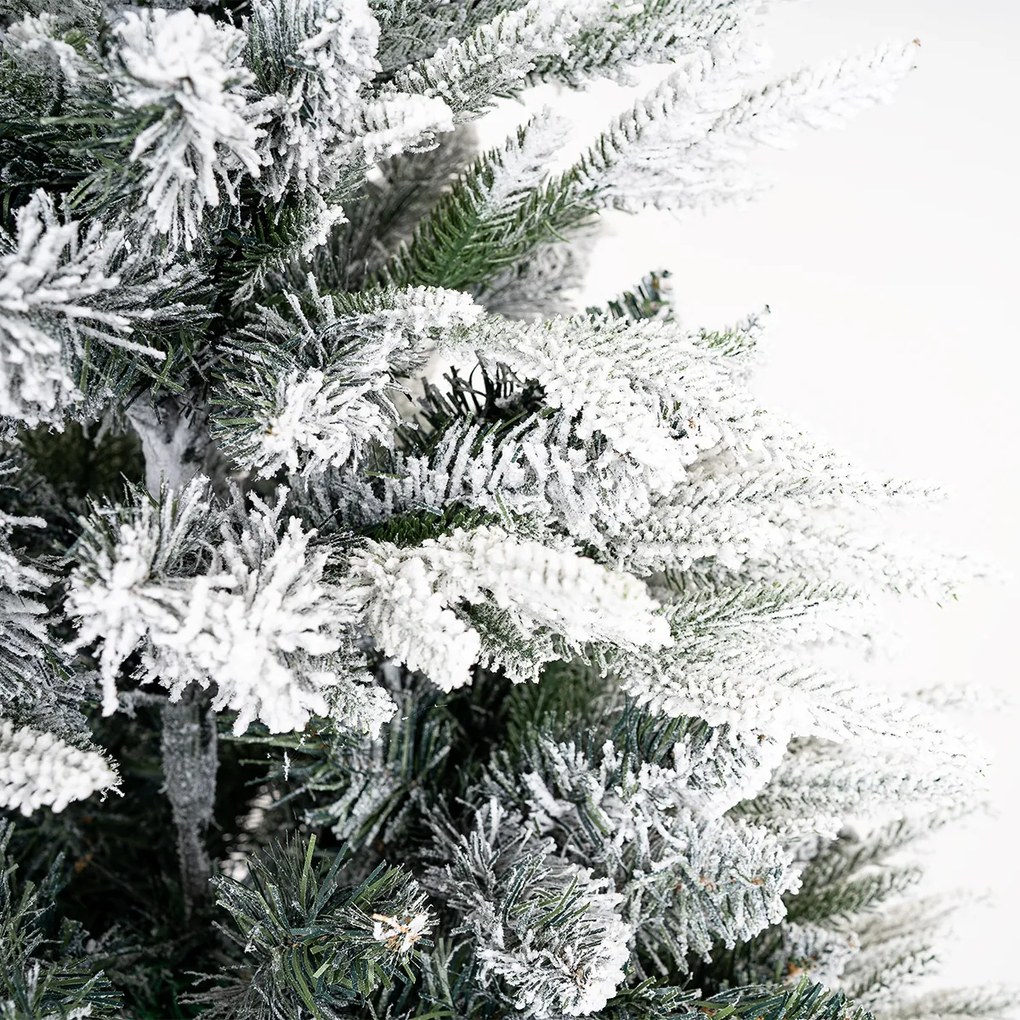 Pom înzăpezit de Crăciun, cu suport, Cardiff,150 cm, 150 cm