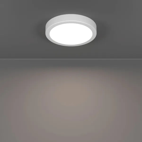 Eglo 901332 - Plafonieră LED FUEVA pentru baie, 7,5 W, 230 V, Ø 16,6 cm, IP44, alb