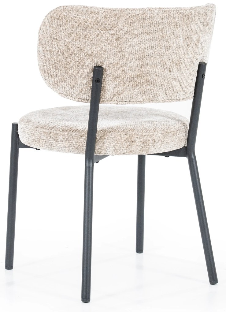 Scaun din stofa Oasis taupe