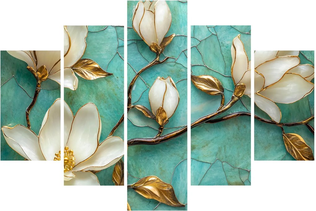 Tablou - Magnolii 3D (150x105 cm)