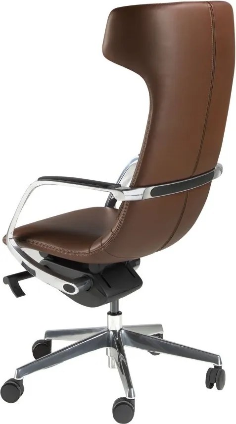 Scaun de birou modern piele sintetica Brown