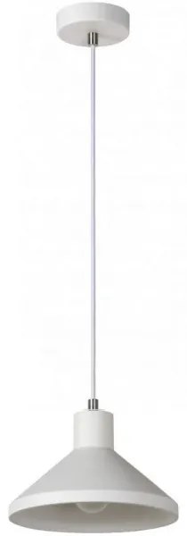 Lucide 35407/25/31 - Lampa suspendata GIPSY 1xE27/40W/230V alb