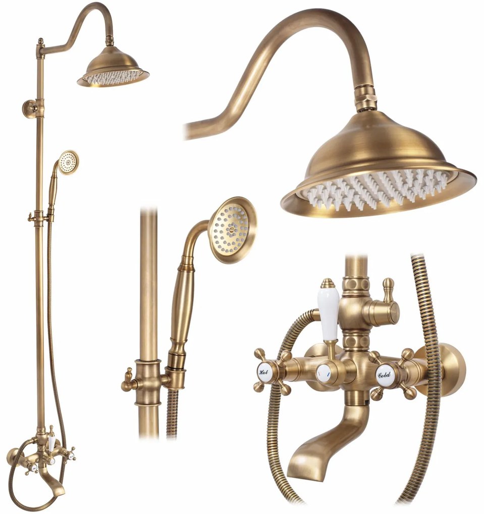 Baterie dus Bergamo bronz antic