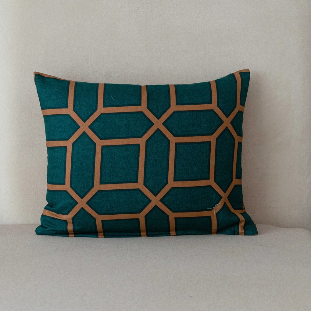 Husa pentru perna din flanel KERNAL 40x50 cm, verde