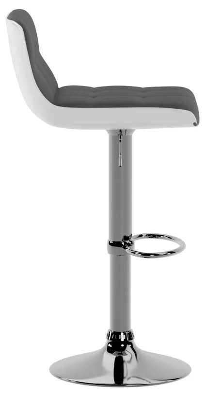 STONES Scaun din piele ecologică 36cm X 38.5cm H. 83/98cm | Aosom Romania
