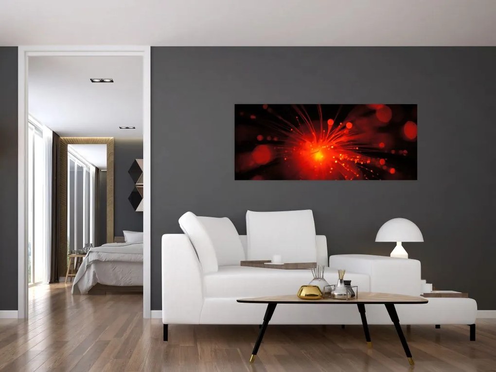 Tablou cu abstacție sclipire (120x50 cm)