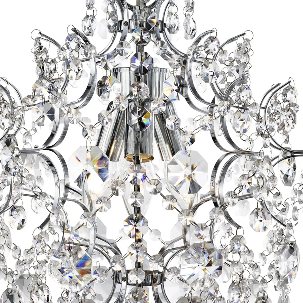 Candelabru cristal K9 design elegant 38cm Harrietta 7673-3CC SRT