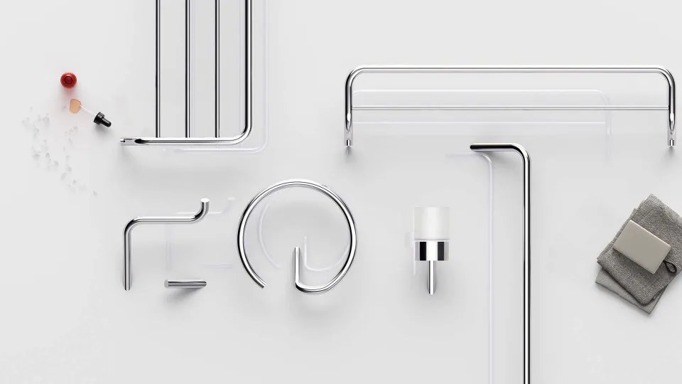 Silia Cuier tip agatatoare finisaj crom ADI_0111