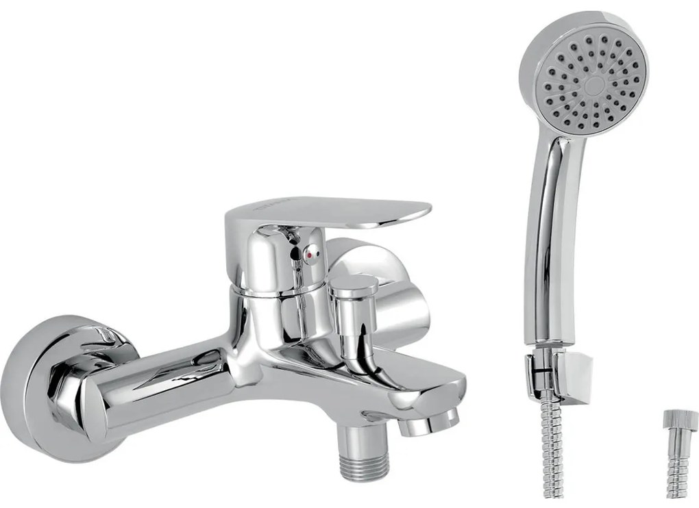 Novaservis - Set pentru cadă cu baterie TITANIA COSMOS, crom lucios