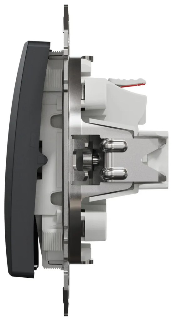 Intrerupator simplu, 10A, IP20, Antracit, Schneider Sedna Design
