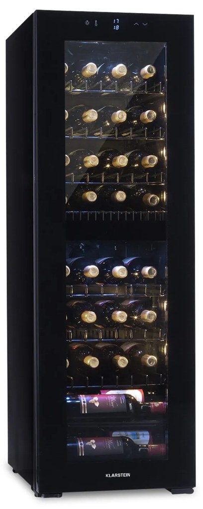 Bellevine Deux 39 Flex, răcitor de vinuri, frigider, 2 zone, 105 l, 39 sticle