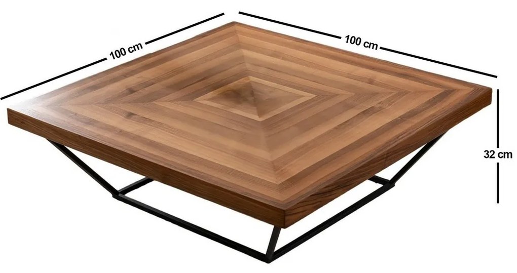 Măsuță de cafea Cora Walnut