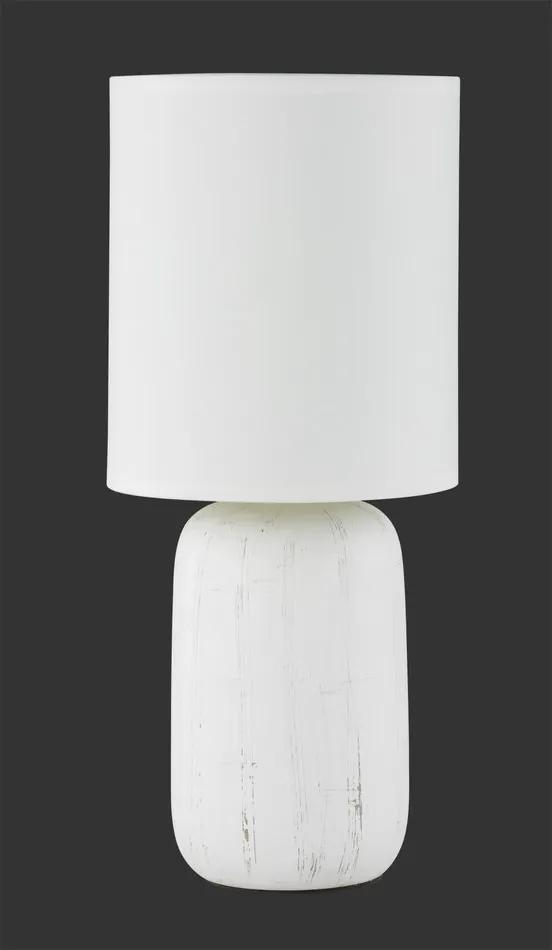 Trio CLAY R50411001 Veioze, Lampi de masă alb ceramică excl. 1 x E14, max. 40W IP20