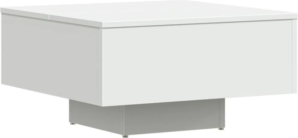 vidaXL Măsuță de cafea, alb, 60x60x31,5 cm, lemn prelucrat