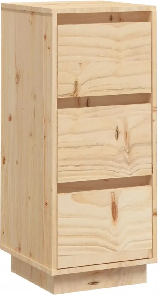 vidaXL Servantă, 32x34x75 cm, lemn masiv de pin