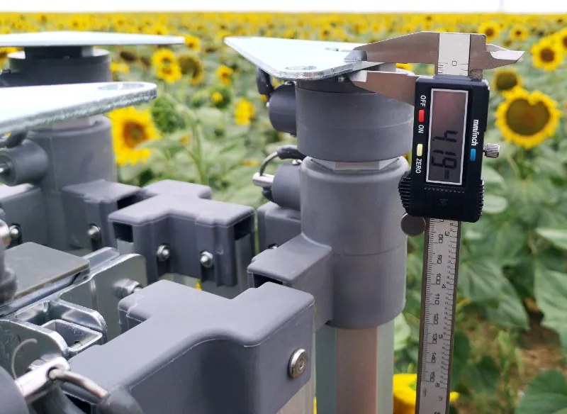 Cort de nuntă 3x6 m din aluminiu – Elegant și de montare rapidă - cu 3 pereți - Negru