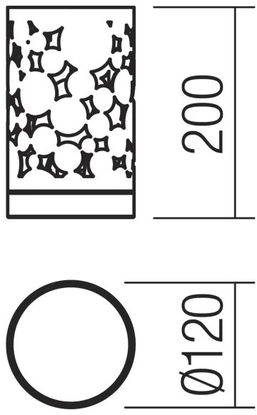 Lampă de masă Redo 01-2142 MELIA 1xE14/28W/230V