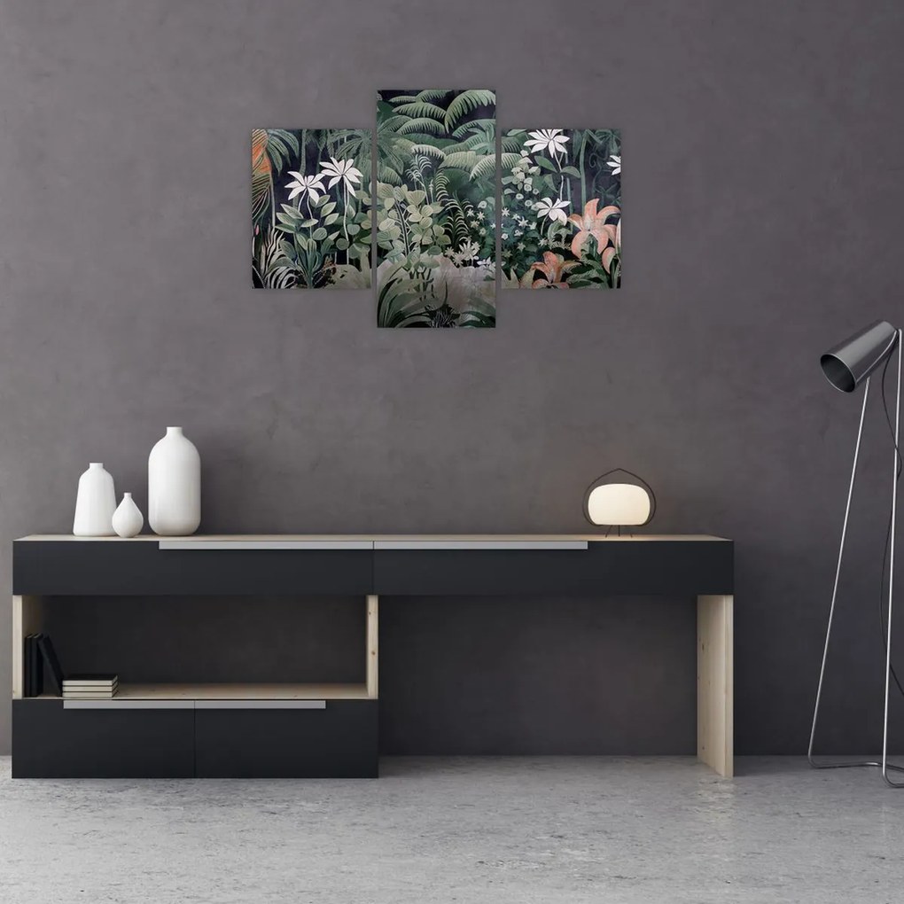 Tablou - Model de junglă pictat (90x60 cm)