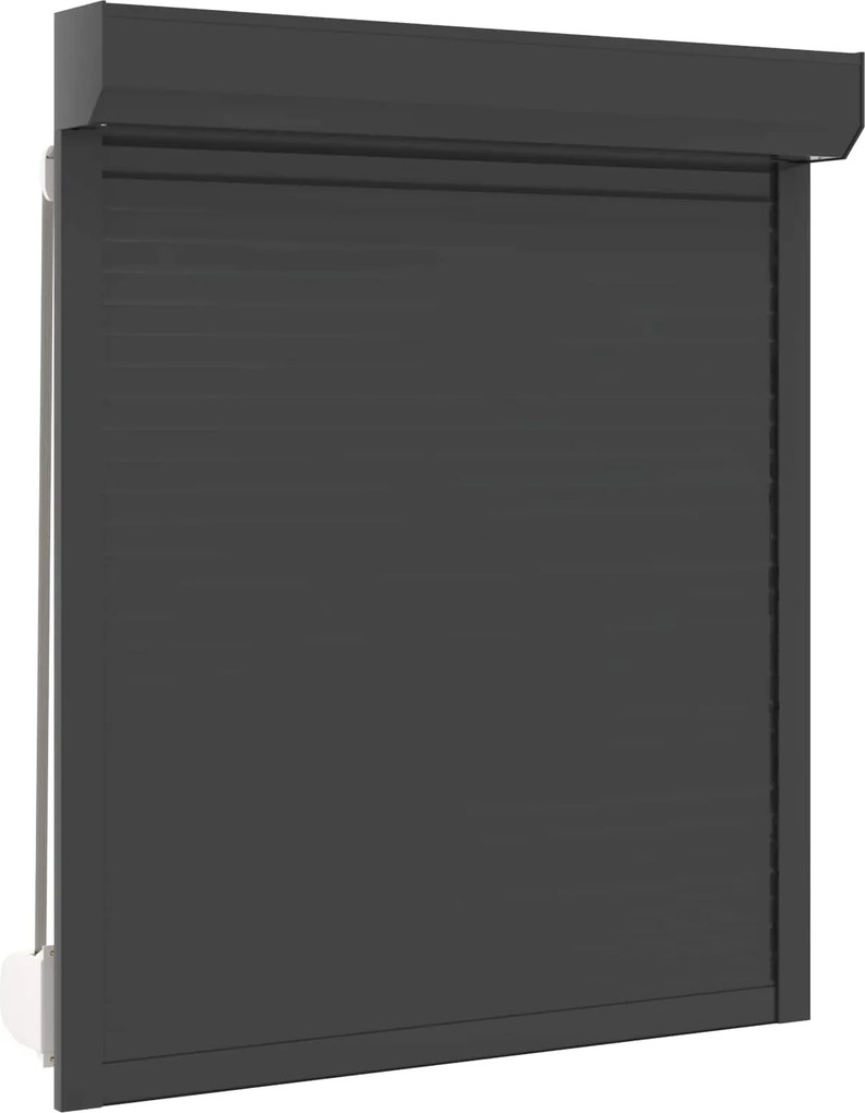 vidaXL Obturator rulant Antracit 110 x 130 cm Aluminiu și Poliuretan