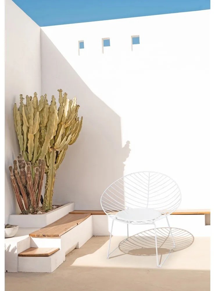 Set 2 fotolii de grădină Bonami Selection Coco, alb