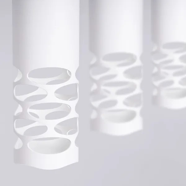 Lustră pe cablu Sollux SL.1693 LIRO 3xGU10/10W/230V alb