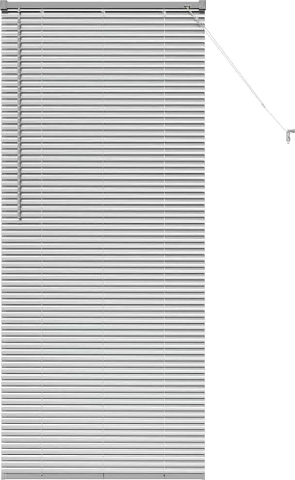 vidaXL Jaluzele venetiene Manual Argintiu 175 x 70 cm Aluminiu