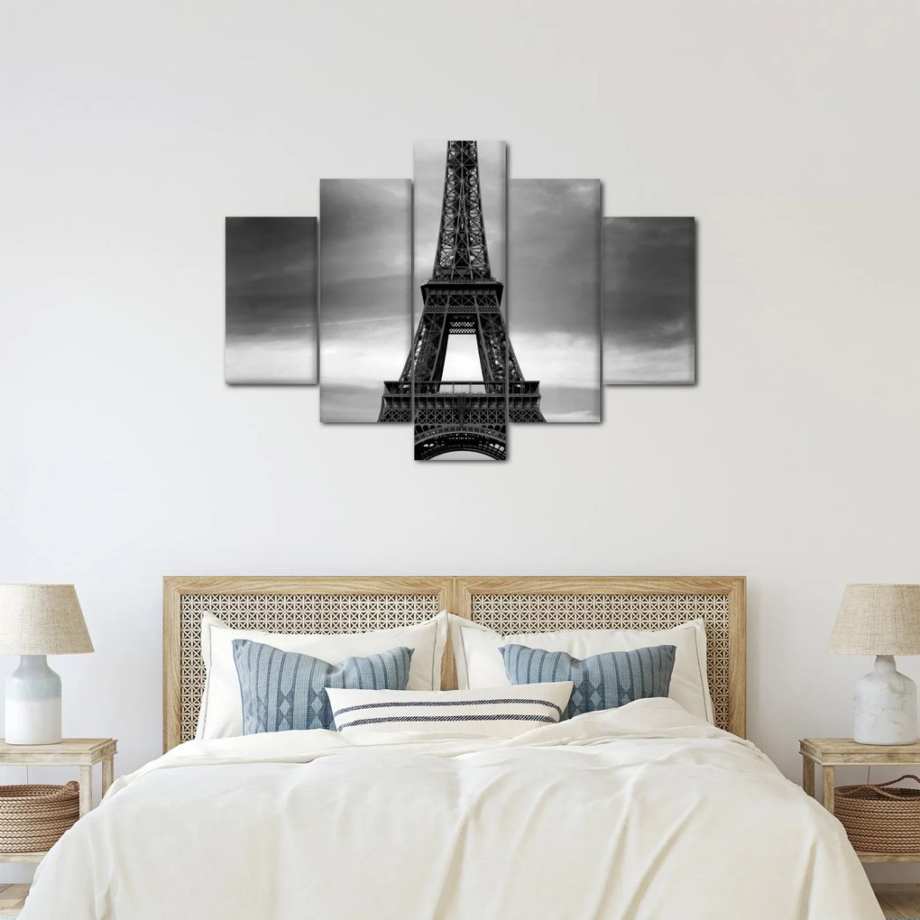 Tablou - Mașină roz în Paris (150x105 cm)
