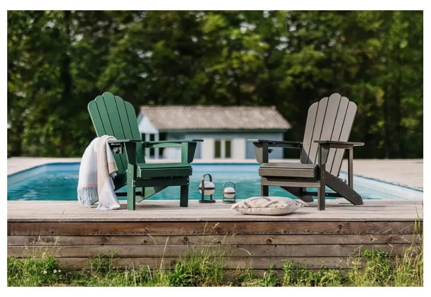 Fotoliu de grădină maro din plastic Adirondack – Bonami Selection