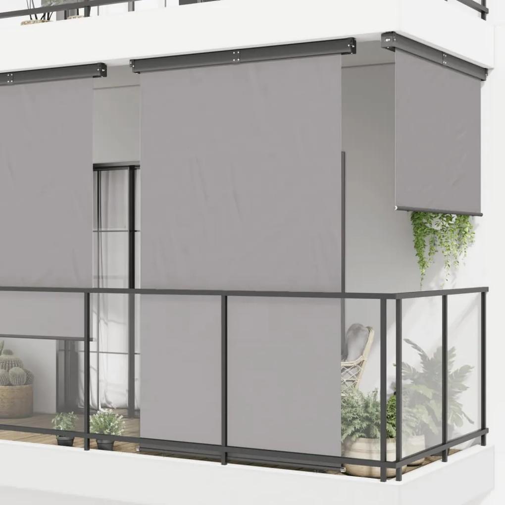 Copertina laterala de balcon, gri, 140x250 cm Gri, 140 x 250 cm