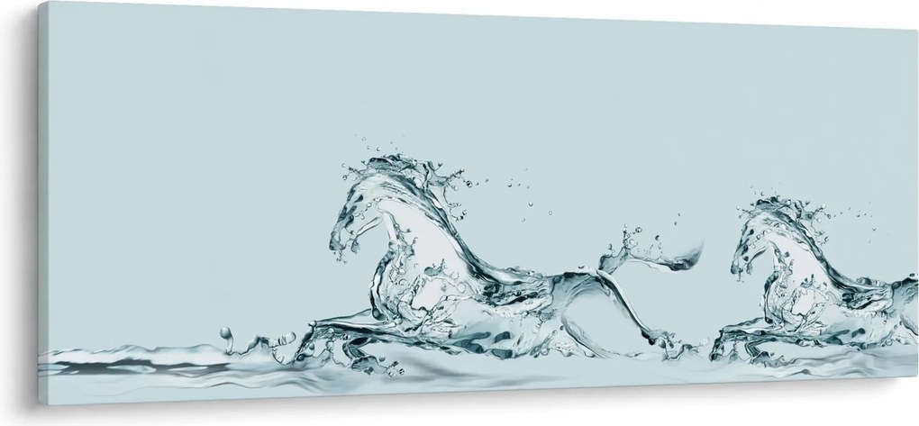 Tablou - Cai din picături de apă (120x50 cm)