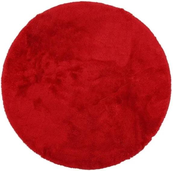 Covor de baie Confetti Bathmats Miami, ⌀ 100 cm, roșu