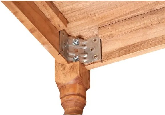 Masa fixa, L80 80 H78 cm, lemn Masiv