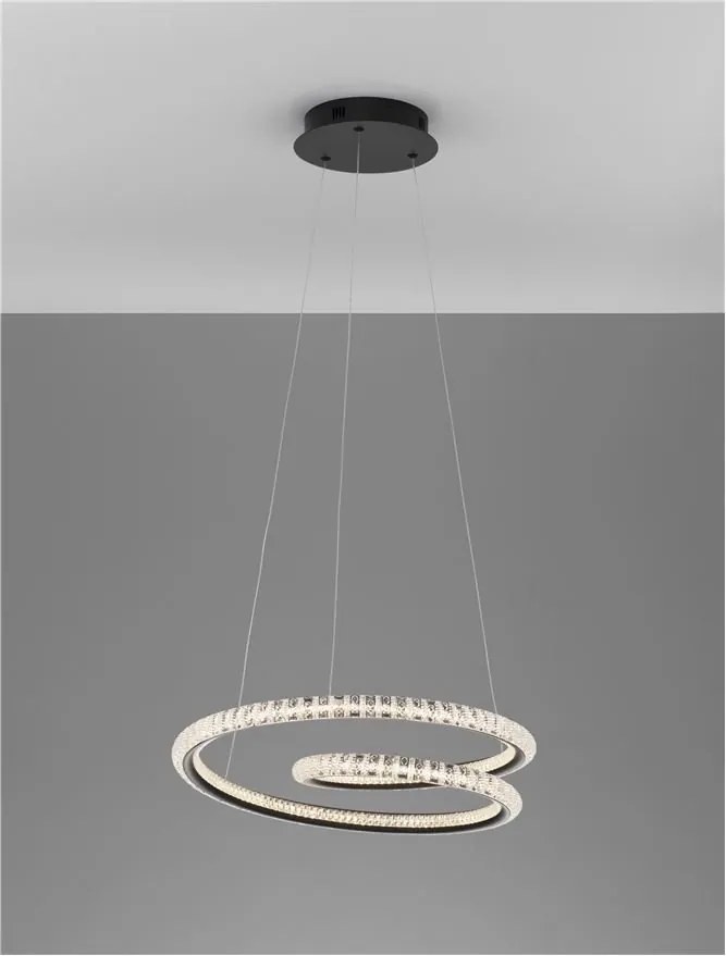 Lustra LED suspendata moderna design elegant GINEVRA 45W