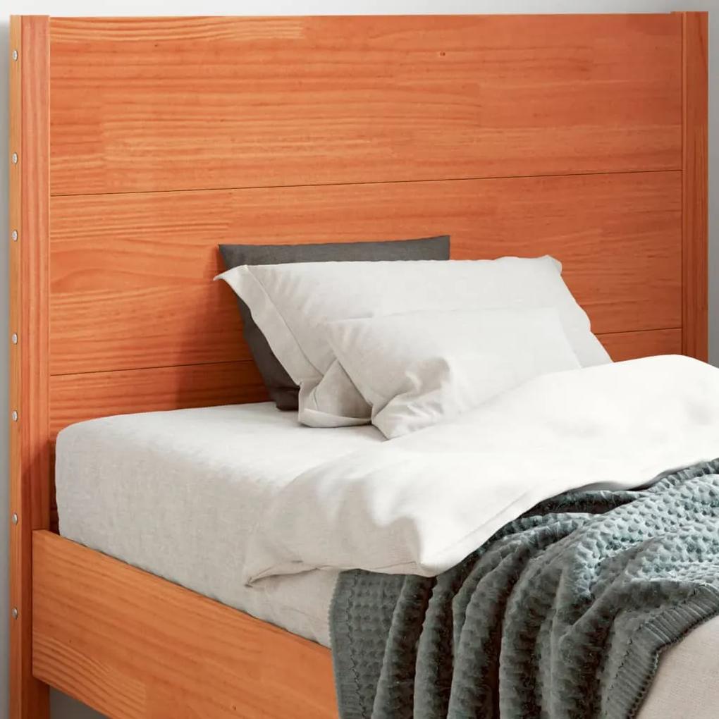 Tablie de pat, maro ceruit, 100 cm, lemn masiv de pin