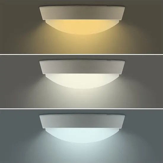 Solight WO779-2 - Lampă LED de exterior, 20W/230V, 3000/4000/6500K, IP65, Ø 22 cm