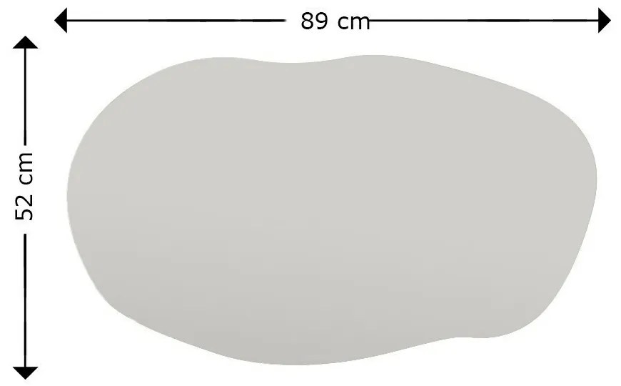 Oglindă Lossa Black 52 x 89 cm