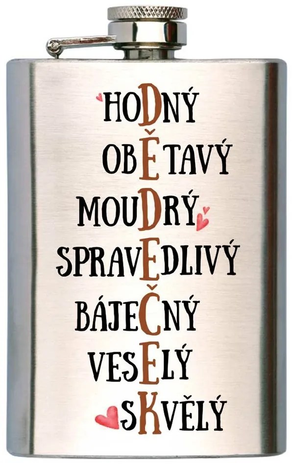 Sticlă de alcool - Pentru bunic ,Bohemia Gifts, 200 ml